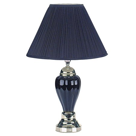 YHIOR 27 in. Ceramic Table Lamp - Black YH2629412